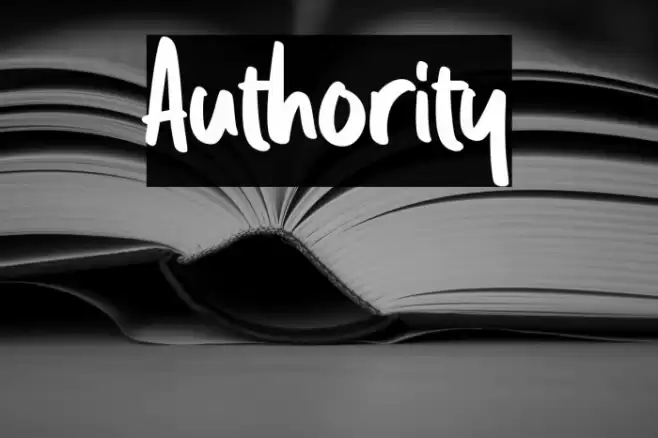 Authority Font examples