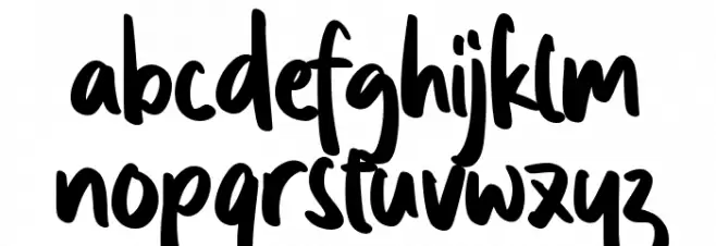 Authority Font LOWERCASE