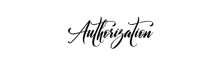 Authorization  les polices de caractères gratuit tlcharger