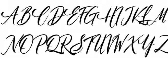 Authorization Schriftart Groß