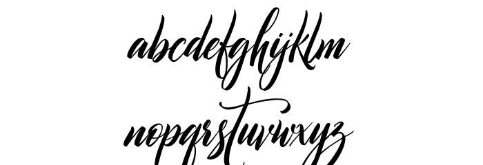 Authorization Font LOWERCASE