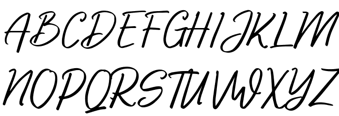 Authorized Signature Regular Font OTHER CHARS