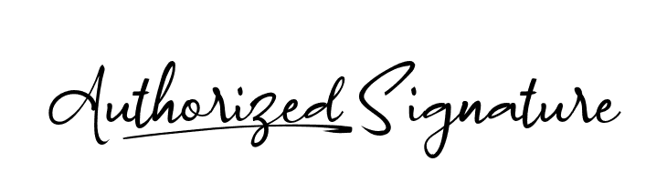 Authorized_Signature  Frei Schriftart Herunterladen