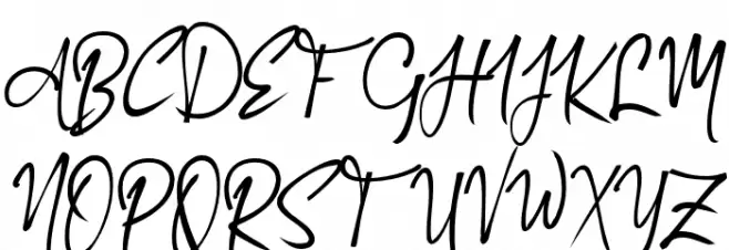 Authorized_Signature Fonte MAIÚSCULAS