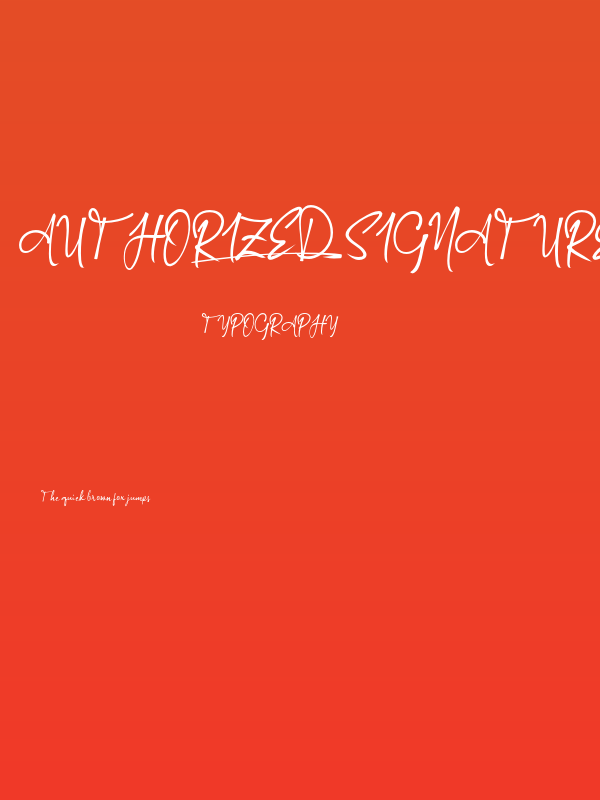 Authorized_Signature Poster