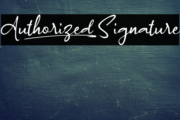 Authorized_Signature Example 3