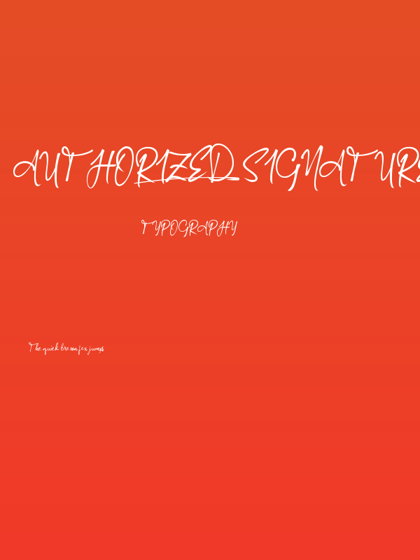 Authorized_Signature Poster