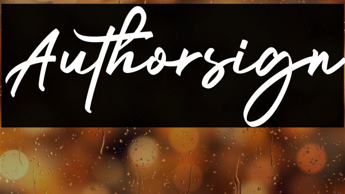 Authorsign Example 3