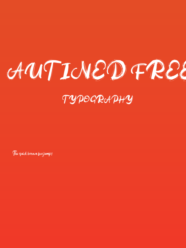 Autined FREE Poster