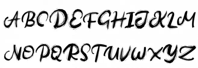 AutinedFREE Schriftart Groß