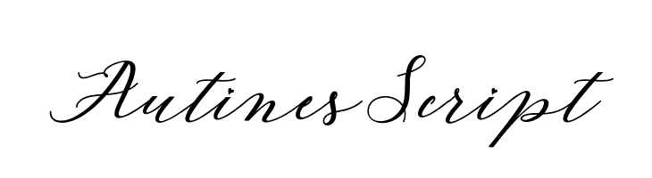 AutinesScript  フリーフォントのダウンロード