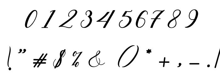 AutinesScript Font OTHER CHARS