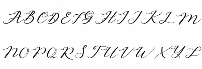 AutinesScript Fonte MAIÚSCULAS