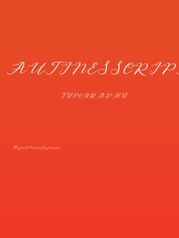 AutinesScript Poster