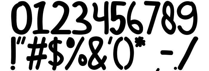 Autisem For Personal Use Reg Font OTHER CHARS