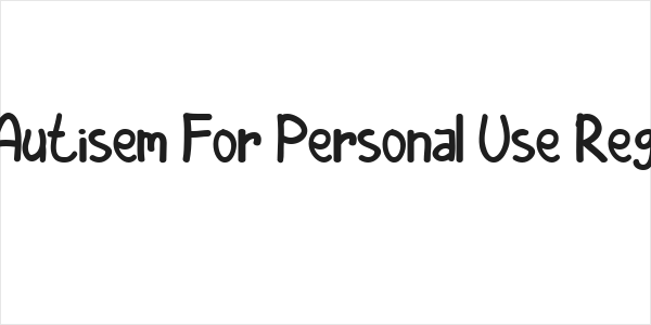 Autisem For Personal Use Reg Logo