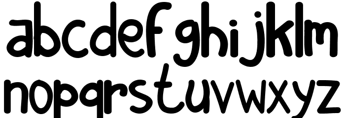 Autisem For Personal Use Reg Font LOWERCASE