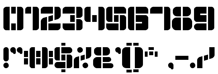 Auto Bots Font OTHER CHARS