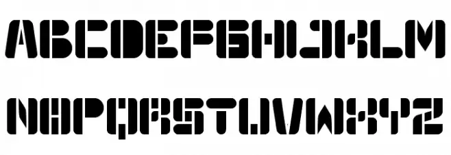 Auto Bots Schriftart Groß