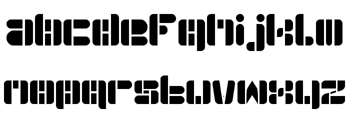 Auto Bots Font LOWERCASE
