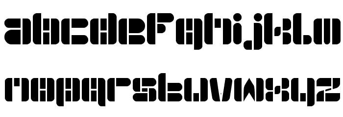 Auto Bots Font LOWERCASE