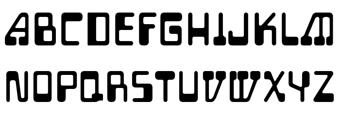 Auto Mission Font LOWERCASE
