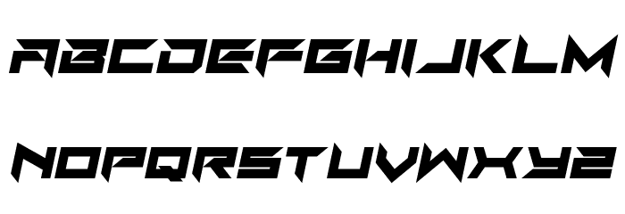 Auto Mode Italic Font LOWERCASE