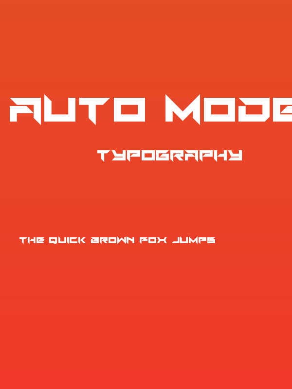 Auto Mode Poster