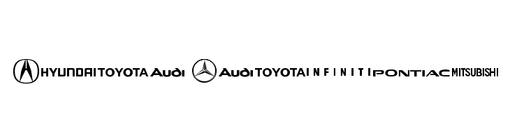 Auto Motive Font