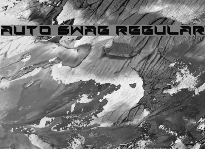 Auto Swag Regular Font examples