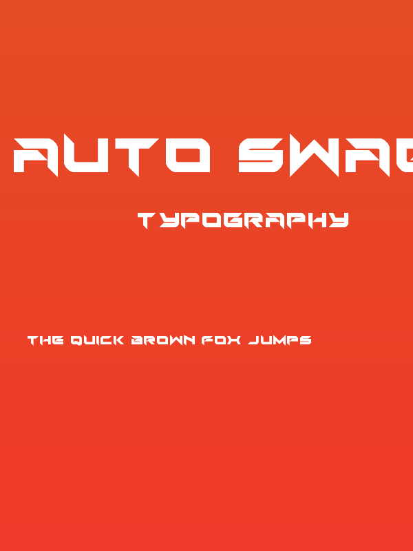 Auto Swag Regular Poster