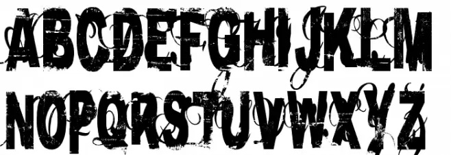 AutoDestruction Regular Schriftart Groß