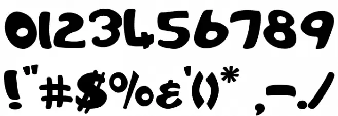AutoToy font フォント その他の文字