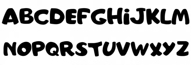 AutoToy font 字体 大写