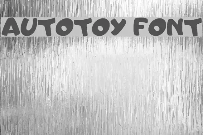 AutoToy font フォント examples