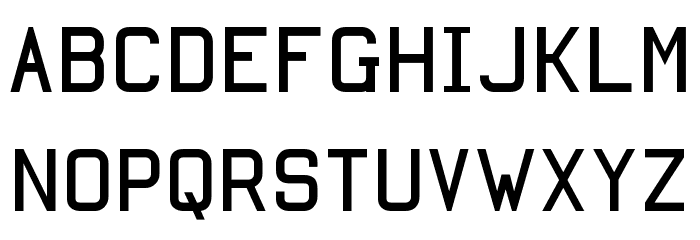 Autobabahn Font LOWERCASE
