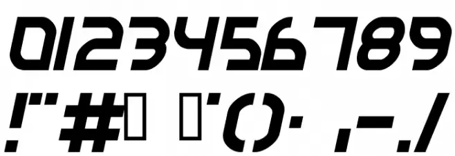 Autobahn Font OTHER CHARS