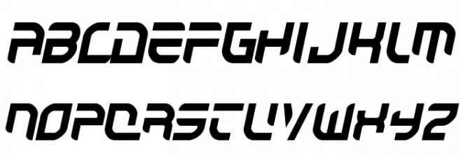 Autobahn 字体 大写