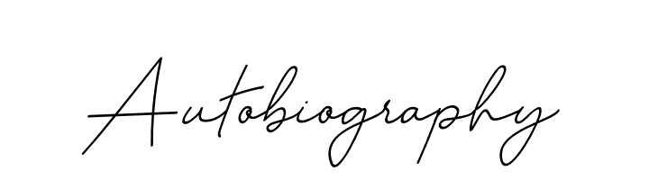 Autobiography  Скачать бесплатные шрифты