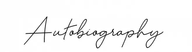 Autobiography  नि: शुल्क फ़ॉन्ट्स डाउनलोड
