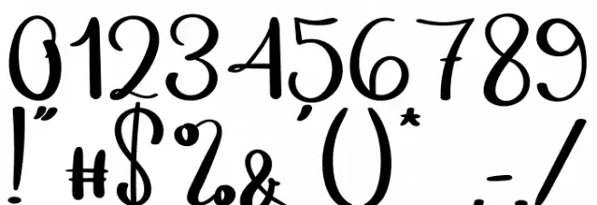 Autobiography Font OTHER CHARS