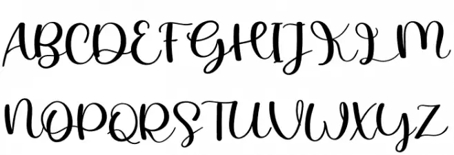 Autobiography Schriftart Groß