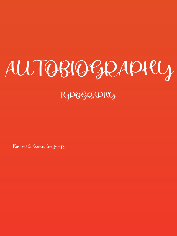 Autobiography Poster