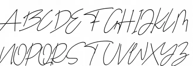 Autobiography Schriftart Groß