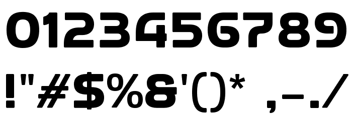 Autobus Omnibus Font OTHER CHARS