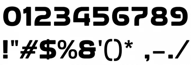 Autobus Omnibus Font OTHER CHARS
