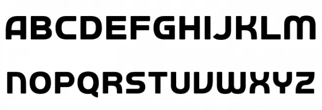 Autobus Omnibus Schriftart Groß