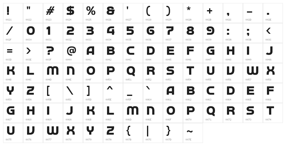 Autobus Omnibus Character Map
