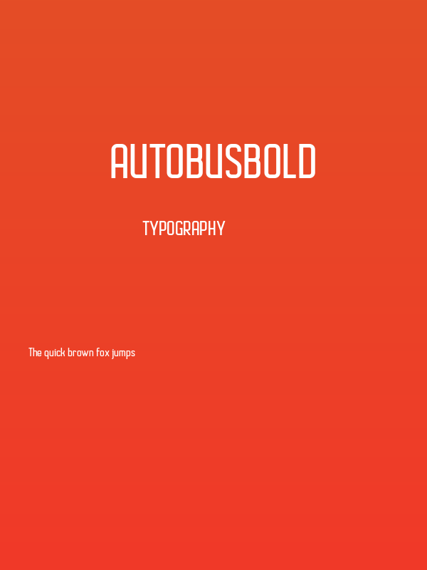 AutobusBold Poster