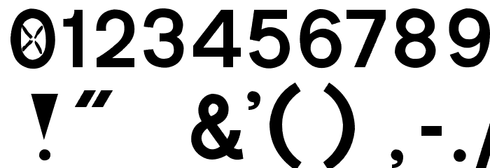 Autocars & Rolling Bikes Bold Font OTHER CHARS